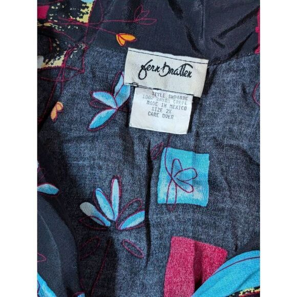 Fern Dratten 100% Rayon Hawaiian style shit XXL - Picture 7 of 8